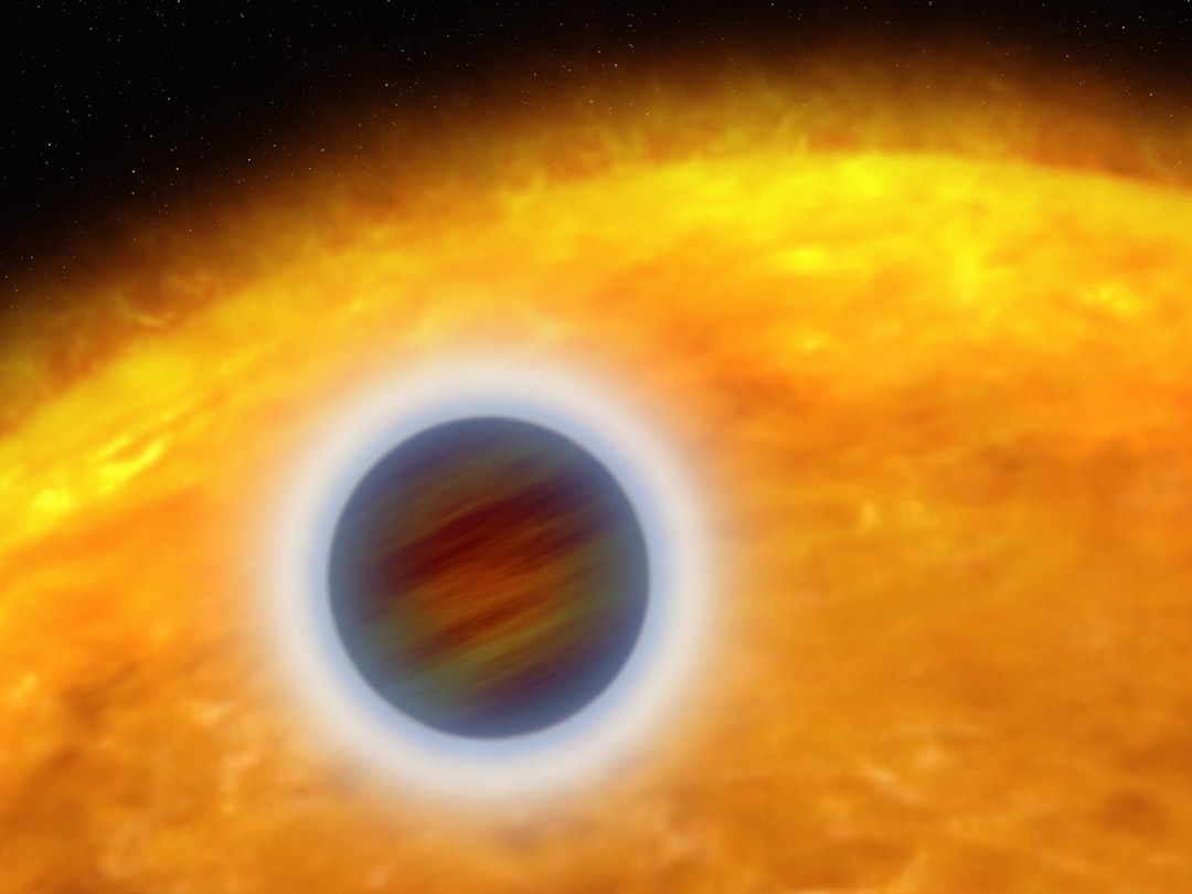 Escaping Helium Detected From Low-Density Gas Giant World